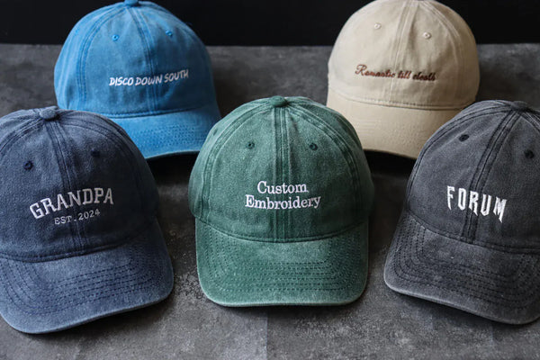 Custom Embroidered Baseball Hat – Personalized Text or Logo, Perfect Gift for Any Occasion