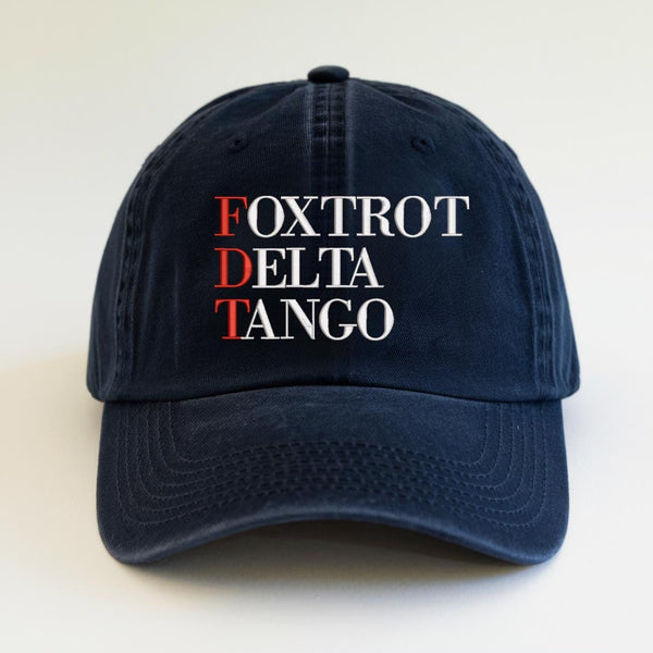 Foxtrot Delta Tango Embroidered Hat